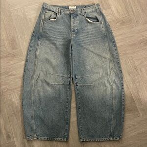 We The Free Good Luck Barrel Jeans